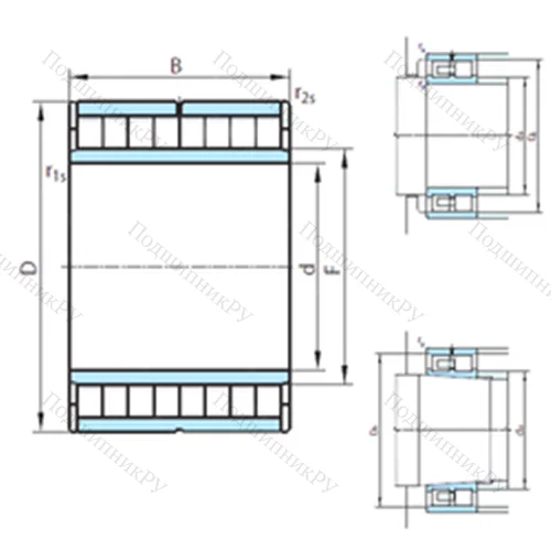 Подшипник роликовый радиальный