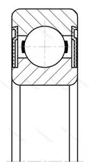 Модификация подшипника 180320 размер 100x215x47 ГПЗ-34 от производителя  ГПЗ-34