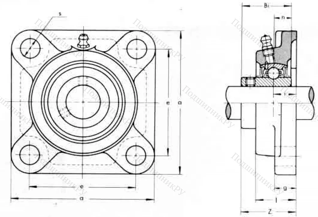 Подшипниковый корпус  F 320 ASAHI