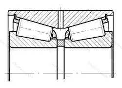 Подшипник  597820 размер 101,6x165,1x106,35
