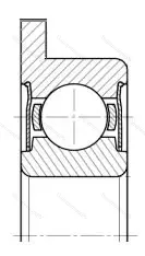 Модификация подшипника 5-3880084Ю 