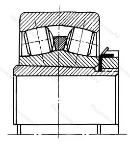 Модификация подшипника 353613Н размер 65x160x55 от производителя  МПЗ
