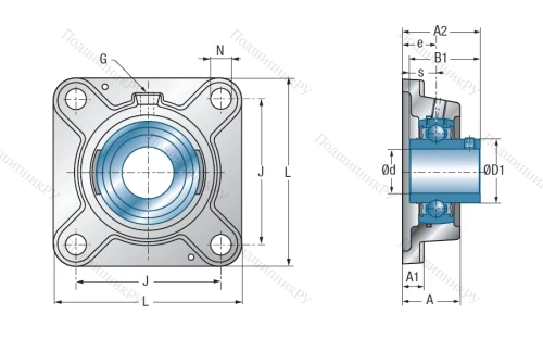 Подшипниковый узел UCFE 210 в Оренбурге