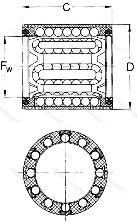 Подшипник LBBR 16-2LS/HV 6 в Оренбурге