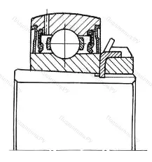Модификация подшипника 680507НК7С17 размер 35x80x23/42 от производителя  ГПЗ-8