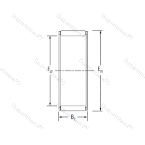 Подшипник игольчатый радиальный K 35X 40X 19H