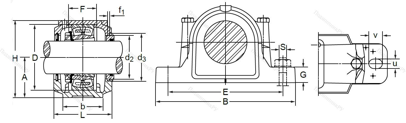 Подшипниковый корпус SNL 510-608 TG (SNK 510-608) в Оренбурге