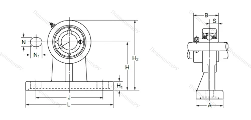 Подшипниковый узел UCPH 208 (UCHP 208) в Оренбурге