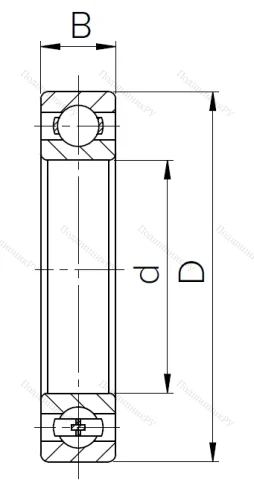 Шариковый однорядный подшипник 315 (6315) в Оренбурге
