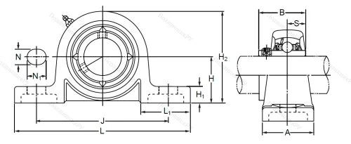 Подшипниковый узел MUCP 206 в Оренбурге