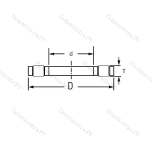 Подшипник роликовый упорный K,81207TVP от производителя  KOYO