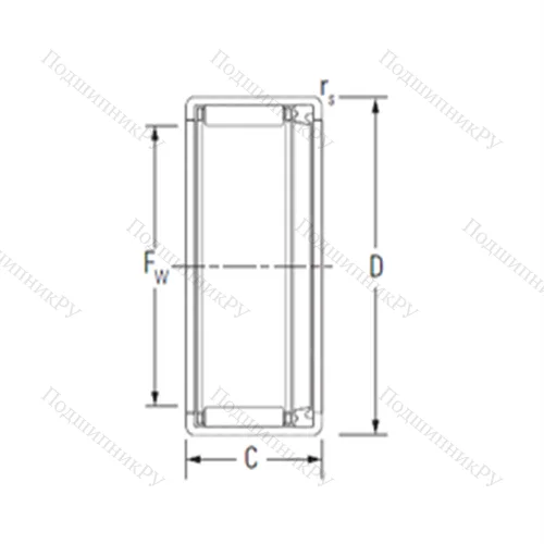 Подшипник игольчатый радиальный HK 1414RS