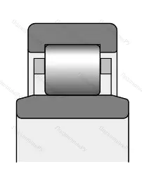 Модификация подшипника 6-2672934Р4У размер 170x230x33/36 от производителя  ГПЗ-4