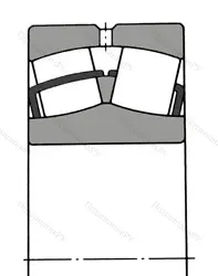 Модификация подшипника 4053138 размер 190x290x100 ГПЗ-34 от производителя  ГПЗ-34