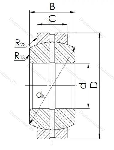 Шарнирный подшипник GE 55 ES в Оренбурге
