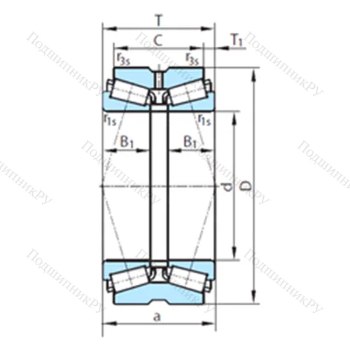 Подшипник роликовый радиально-упорный