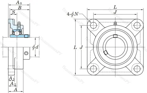Подшипниковый узел UCF 210 J в Оренбурге