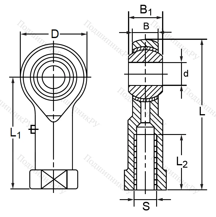 Шарнирная головка  PHS 10 L в Оренбурге
