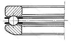 Подшипник  28200 (53200) размер 10x26x11,6