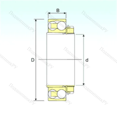 Подшипник шариковый радиальный самоцентрирующийся 1312 KTN 9+H 312