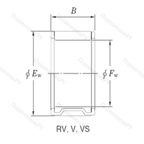 Подшипник игольчатый радиальный 25V 3724