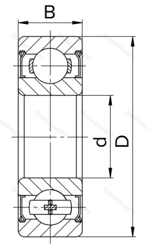 Миниатюрный шариковый подшипник 80023 T (623 ZZT) I0XJO8UCWV в Оренбурге
