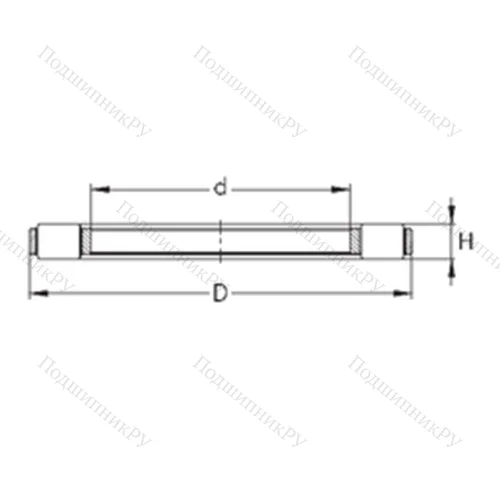 Подшипник роликовый упорный K 81152-MB