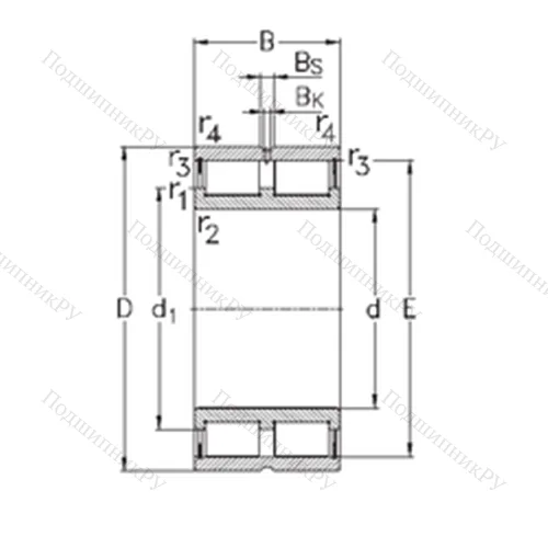 Подшипник роликовый радиальный NNCL 49/530-V