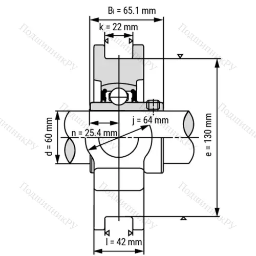 Подшипниковый узел UCT 213 - Вал: 65 мм