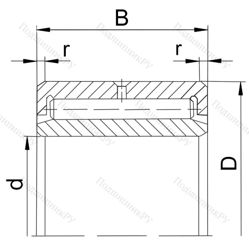 Подшипник NAV 4006 (4074106 ГОСТ) в Оренбурге