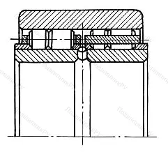 Модификация подшипника 6-372710ХУ4 размер 50x120x82 от производителя  ГПЗ-1
