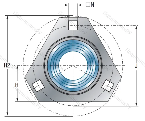 Подшипниковый корпус PFT 205 в Оренбурге
