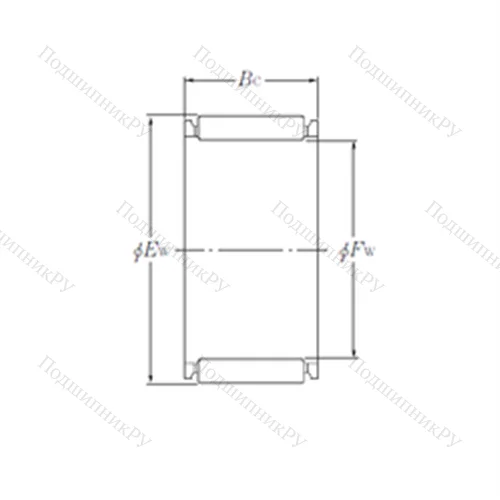 Подшипник игольчатый радиальный K 145?153?36 от производителя  NTN Подшипник игольчатый радиальный K 145?153?36 от производителя  NTN