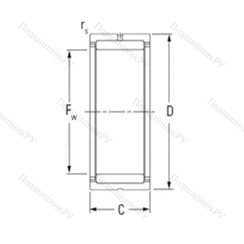 Подшипник игольчатый радиальный RNA 5928