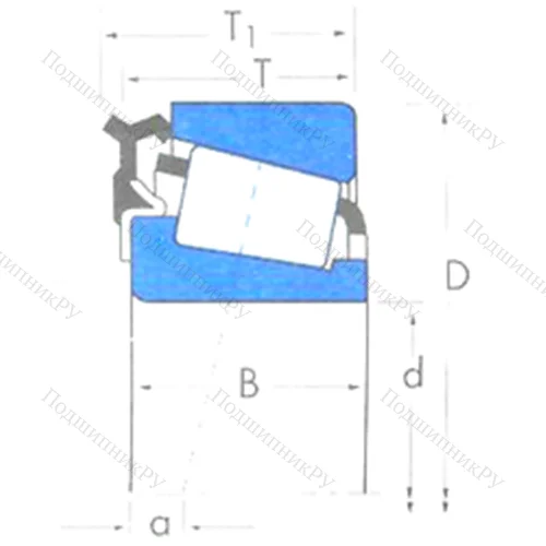 Подшипник роликовый радиально-упорный U 399A/U 360L от производителя  TIMKEN Подшипник роликовый радиально-упорный U 399A/U 360L от производителя  TIMKEN