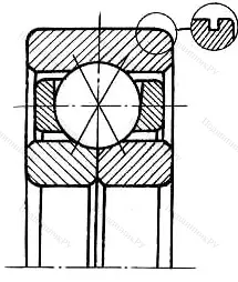 Подшипник  1176928 размер 140x190x24