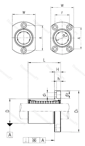 Подшипник LMH 16 UU в Оренбурге
