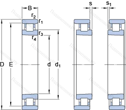Подшипник N 1009 KTNHA/HC 5SP