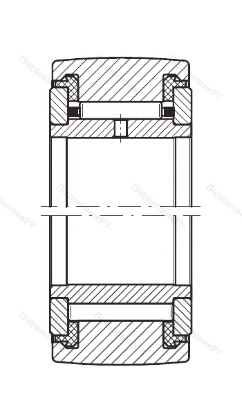 Игольчатый подшипник NATR 35 PP A от производителя  INA