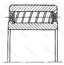 Подшипник  55709 размер 45x100x44/46