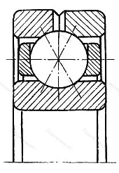 Подшипник  116240 (Q 240) размер 200x360x58 от производителя  ГПЗ-28