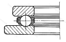 Модификация подшипника 958911 размер 54x72/77x12