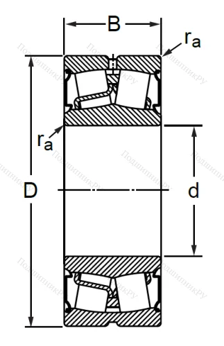 Сферический роликовый подшипник BS 2-2209 2CS (BS 2-2209 2CS) в Оренбурге