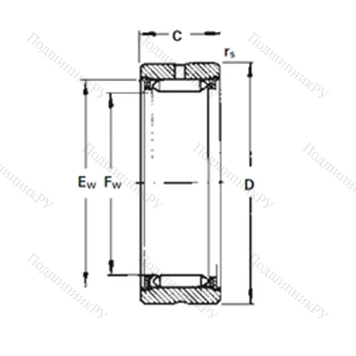 Подшипник игольчатый радиальный RNA 3130