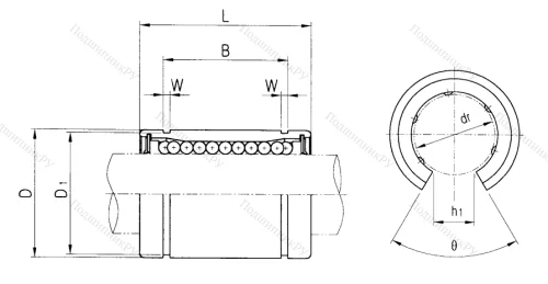 Подшипник LM 16 UU OP в Оренбурге