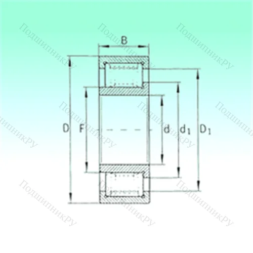 Подшипник роликовый радиальный ZSL 192306 от производителя  NBS