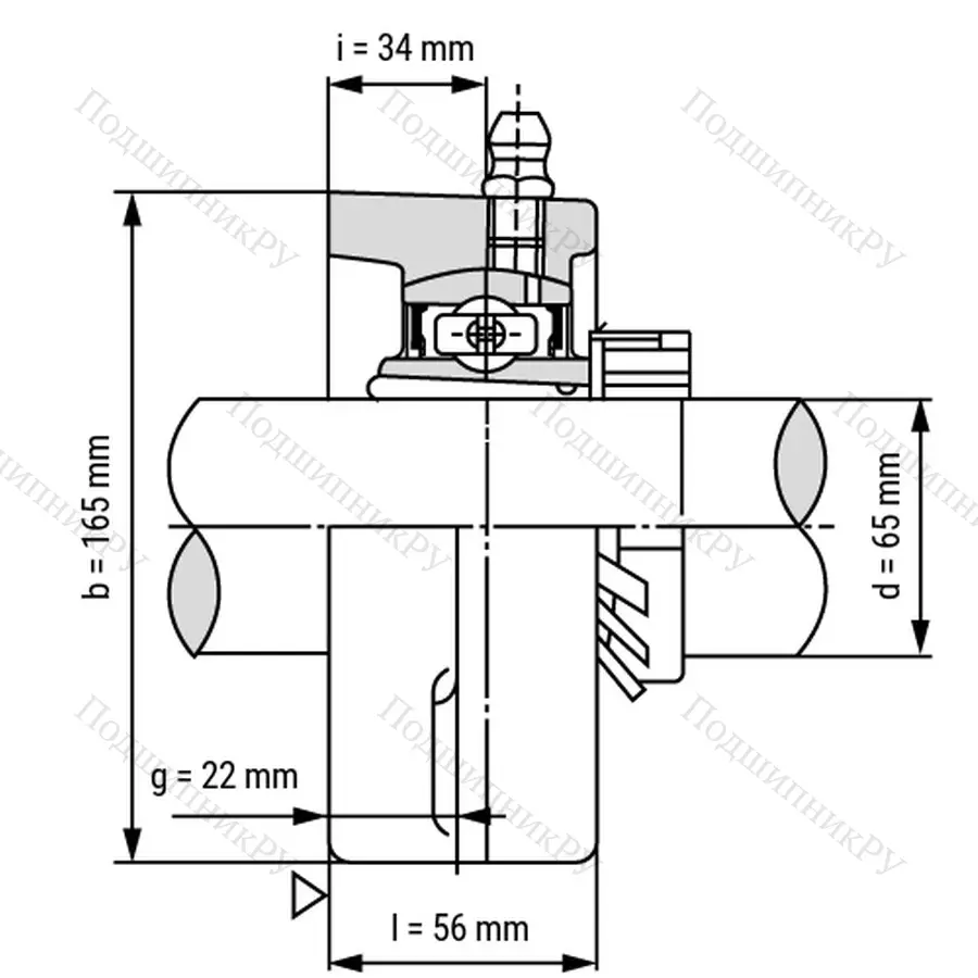 Подшипниковый узел UKFL 215+H 2315 - Вал: 65 мм