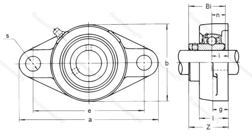 Подшипниковый узел UCFL 207 в Оренбурге