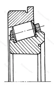 Модификация подшипника 677/850М размер 850x960x36 от производителя  ГПЗ-9