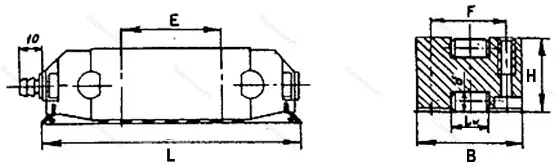 Подшипник  РС-38Т размер 206x52x38